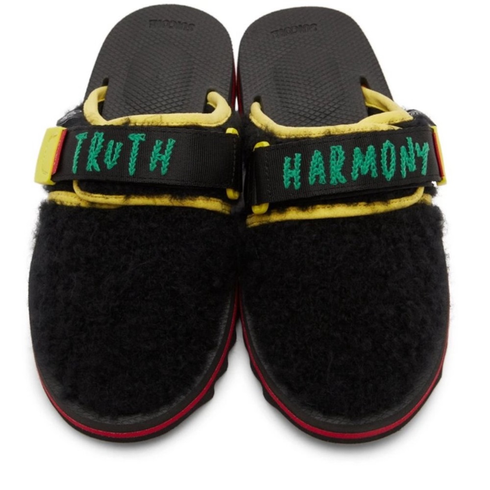 THE ELDER STATESMAN X Suicoke Slip ons Black men’s 8/womens 10 /sz 41 unisex